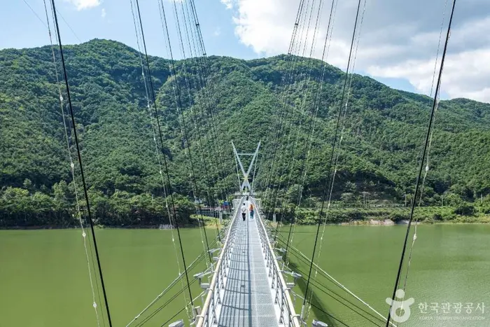 보현산댐 출렁다리 · 관광지