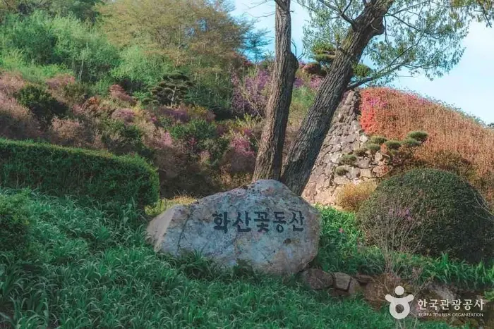 완주 화산꽃동산 · 관광지