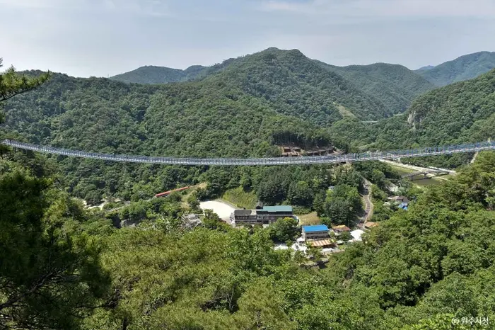 소금산 스카이워크 브릿지(소금산 출렁다리) · 관광지