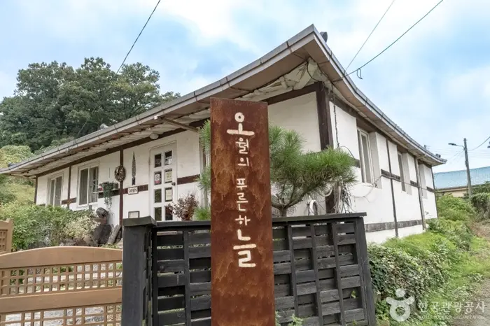 오월의 푸른하늘 · 숙박