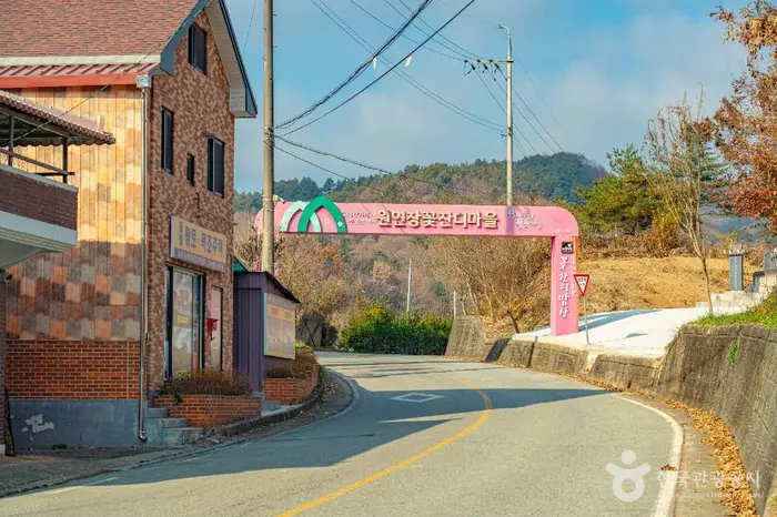 원연장 꽃잔디마을 · 관광지