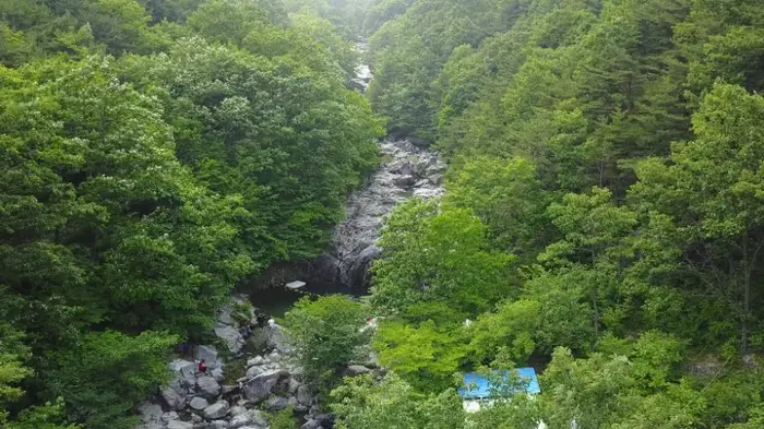 백운동계곡(산청) · 관광지