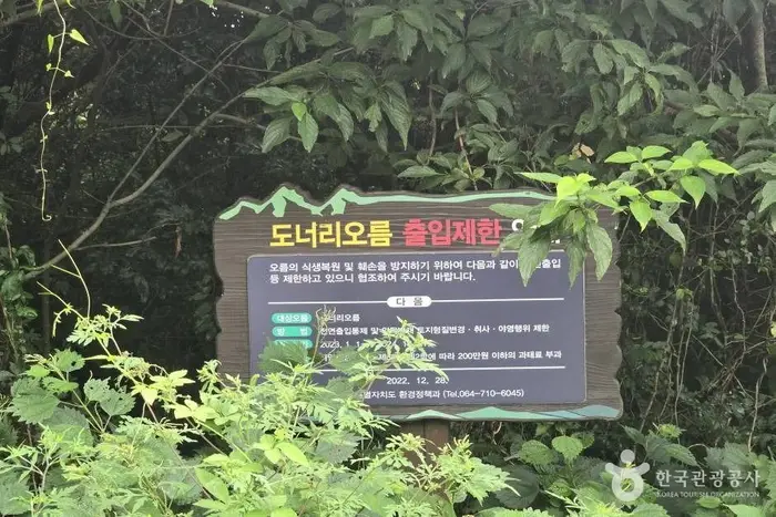 도너리오름 · 관광지
