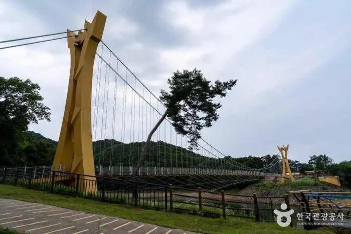 옐로우 출렁다리 · 관광지
