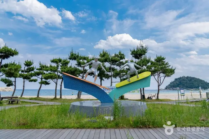 동산포해수욕장 · 관광지