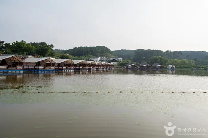 해와달수상낚시빌리지 · 숙박