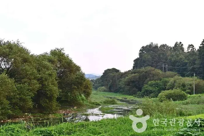 반구정습지 · 관광지
