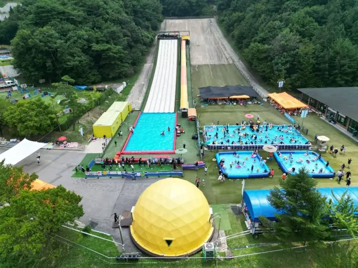 용인시청소년수련원 사계절썰매장 · 레포츠