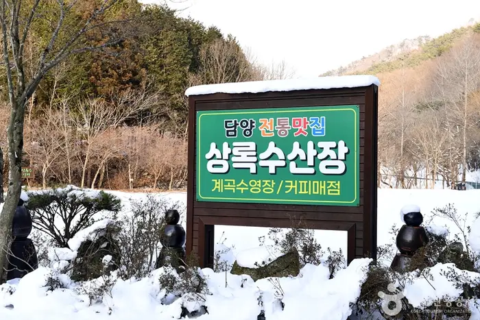 상록수산장 · 음식점