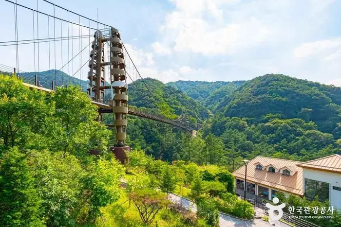 증평 좌구산 명상구름다리 · 관광지